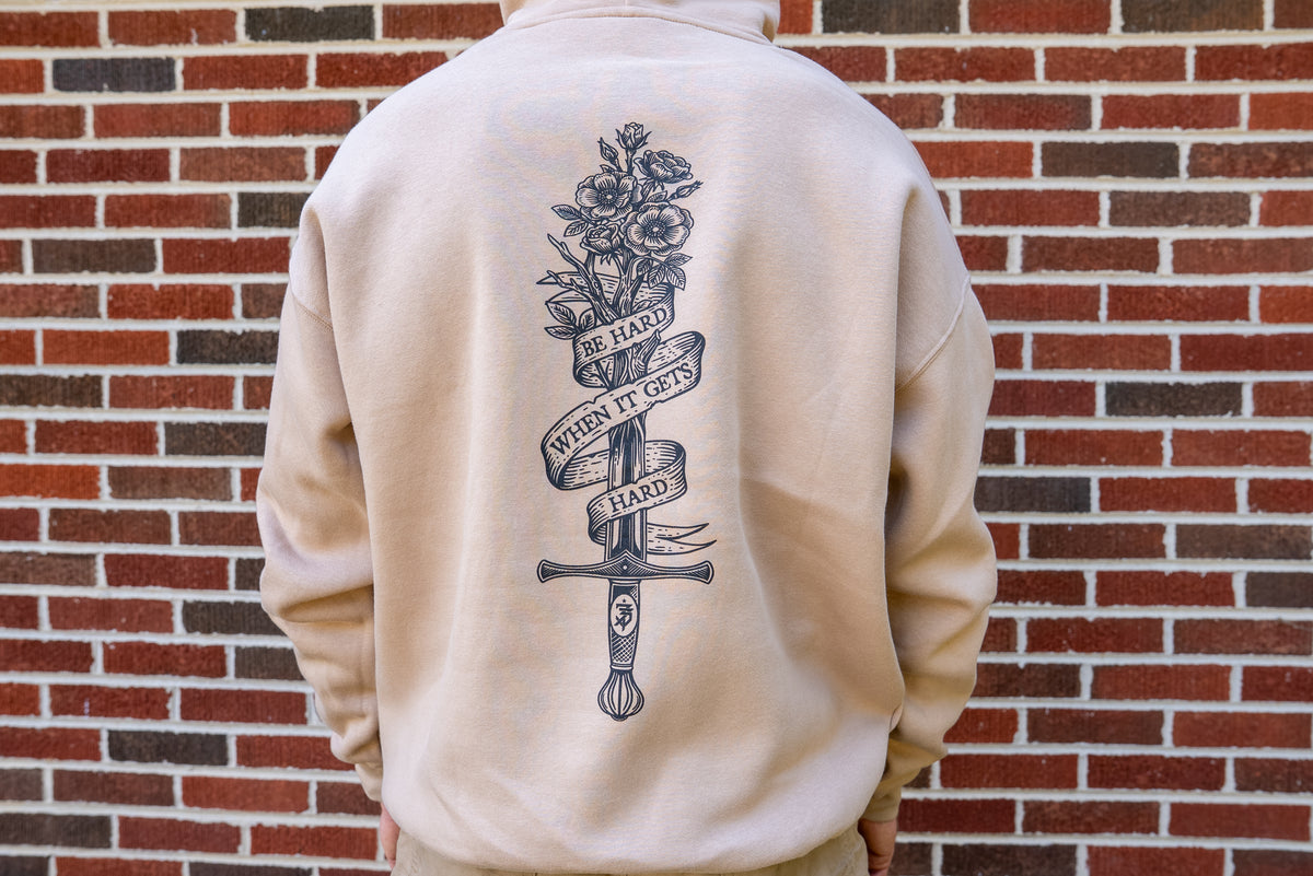 Be Hard When It Gets Hard BARBELL Hoodie